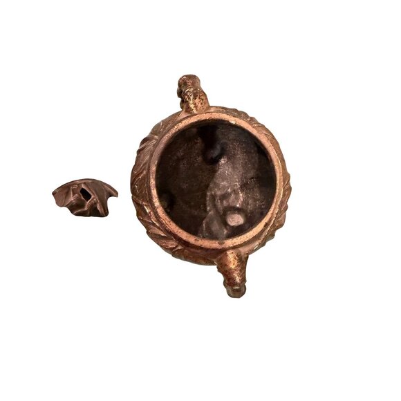 Vantine's Antique Signed 1004 Collectible Asian Design Bronze Incense Burner - Picture 9 of 15